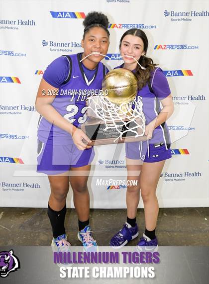 Thumbnail 1 in Millennium vs Flowing Wells (AIA 5A Finals) - AWARDS photogallery.