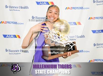 Thumbnail 1 in Millennium vs Flowing Wells (AIA 5A Finals) - AWARDS photogallery.