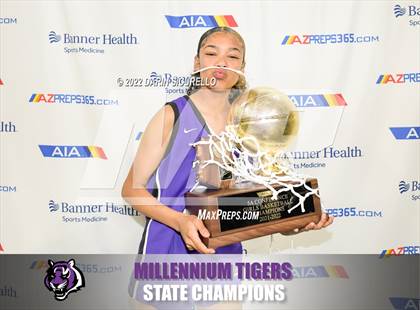 Thumbnail 2 in Millennium vs Flowing Wells (AIA 5A Finals) - AWARDS photogallery.