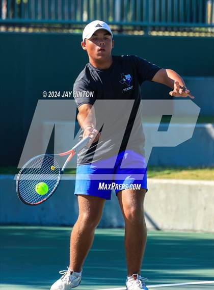 Thumbnail 3 in Wills Point vs. Randall (UIL 4A Tennis Finals) photogallery.