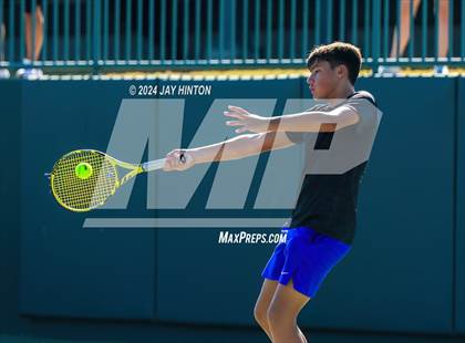 Thumbnail 3 in Wills Point vs. Randall (UIL 4A Tennis Finals) photogallery.