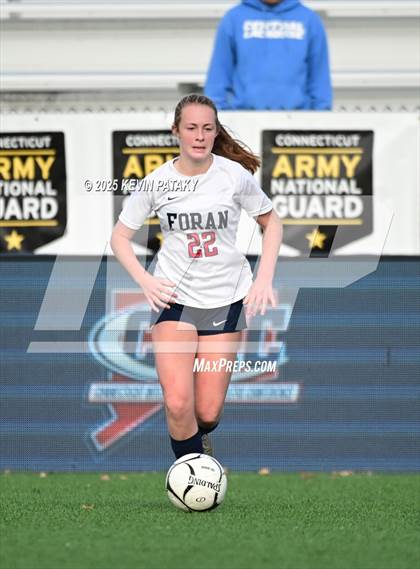 Thumbnail 3 in Foran vs. Northwest Catholic (CIAC Class M Final) photogallery.