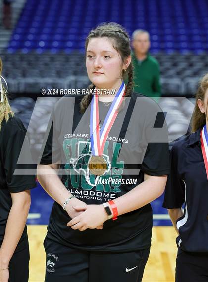Thumbnail 2 in Mansfield Timberview vs. Cedar Park (UIL 5A Basketball Semifinal Medal Ceremony) photogallery.