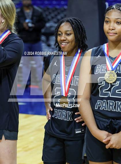 Thumbnail 3 in Mansfield Timberview vs. Cedar Park (UIL 5A Basketball Semifinal Medal Ceremony) photogallery.