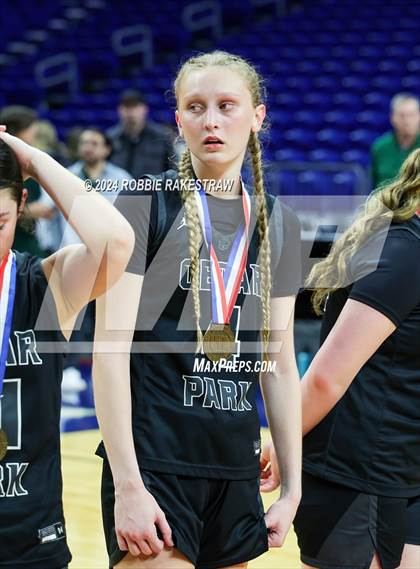 Thumbnail 3 in Mansfield Timberview vs. Cedar Park (UIL 5A Basketball Semifinal Medal Ceremony) photogallery.