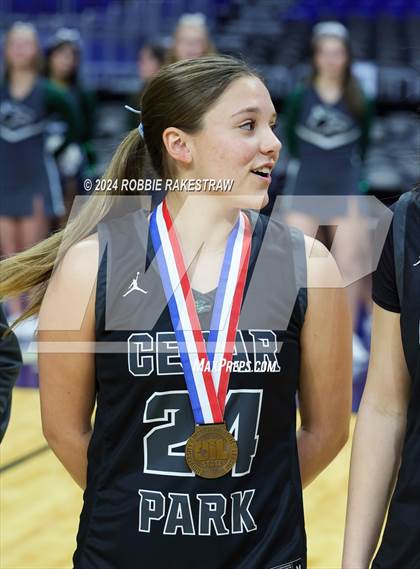 Thumbnail 3 in Mansfield Timberview vs. Cedar Park (UIL 5A Basketball Semifinal Medal Ceremony) photogallery.
