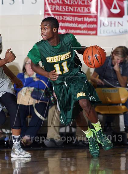 Thumbnail 1 in Greenforest vs. Lincoln (City of Palms Classic) photogallery.