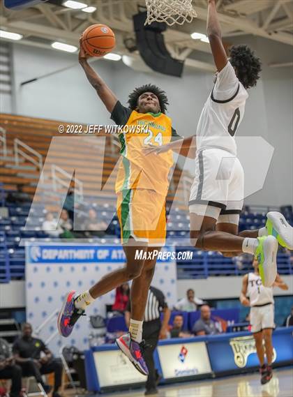 Thumbnail 1 in Richmond vs. Trinity Christian (Hoops and Dreams Showcase at Fayetteville State University) photogallery.