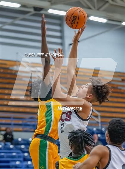 Thumbnail 1 in Richmond vs. Trinity Christian (Hoops and Dreams Showcase at Fayetteville State University) photogallery.