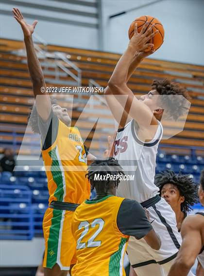 Thumbnail 3 in Richmond vs. Trinity Christian (Hoops and Dreams Showcase at Fayetteville State University) photogallery.