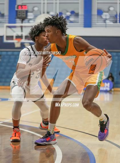 Thumbnail 1 in Richmond vs. Trinity Christian (Hoops and Dreams Showcase at Fayetteville State University) photogallery.