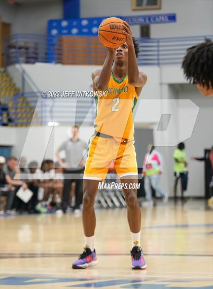 Thumbnail 2 in Richmond vs. Trinity Christian (Hoops and Dreams Showcase at Fayetteville State University) photogallery.
