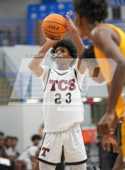 Thumbnail 2 in Richmond vs. Trinity Christian (Hoops and Dreams Showcase at Fayetteville State University) photogallery.