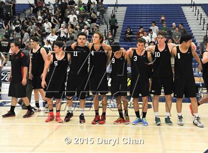 Thumbnail 2 in Damien vs. Arrowhead Christian (CIF-SS D5 Final) photogallery.