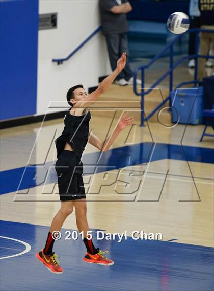 Thumbnail 1 in Damien vs. Arrowhead Christian (CIF-SS D5 Final) photogallery.