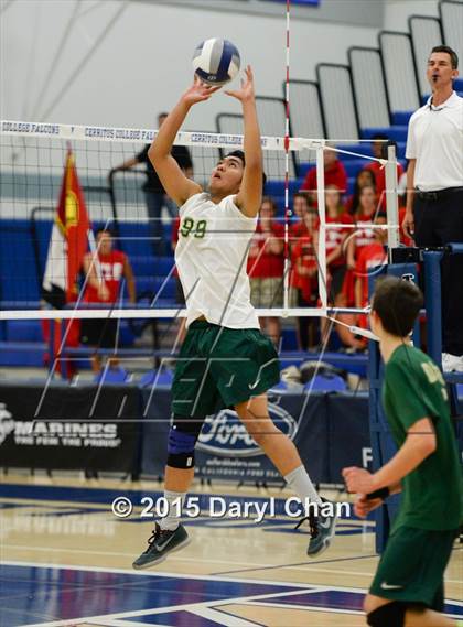 Thumbnail 3 in Damien vs. Arrowhead Christian (CIF-SS D5 Final) photogallery.