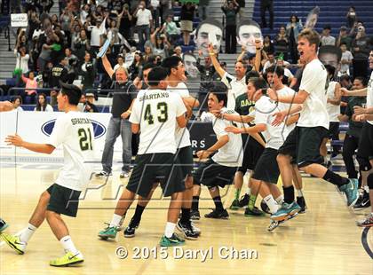 Thumbnail 2 in Damien vs. Arrowhead Christian (CIF-SS D5 Final) photogallery.