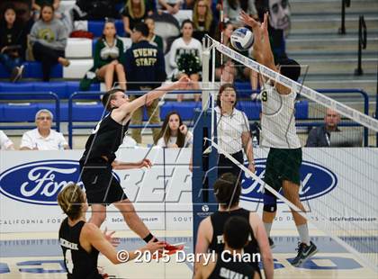 Thumbnail 2 in Damien vs. Arrowhead Christian (CIF-SS D5 Final) photogallery.