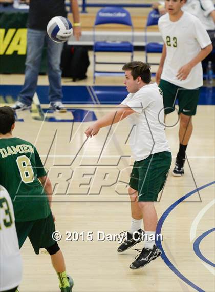 Thumbnail 2 in Damien vs. Arrowhead Christian (CIF-SS D5 Final) photogallery.