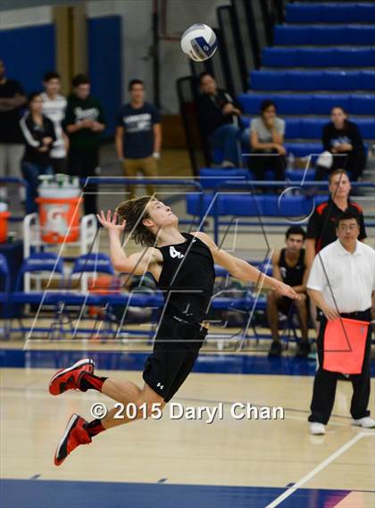 Thumbnail 1 in Damien vs. Arrowhead Christian (CIF-SS D5 Final) photogallery.