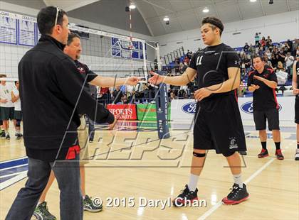 Thumbnail 2 in Damien vs. Arrowhead Christian (CIF-SS D5 Final) photogallery.