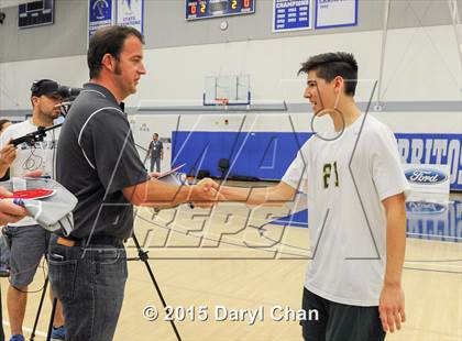 Thumbnail 2 in Damien vs. Arrowhead Christian (CIF-SS D5 Final) photogallery.