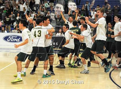 Thumbnail 1 in Damien vs. Arrowhead Christian (CIF-SS D5 Final) photogallery.