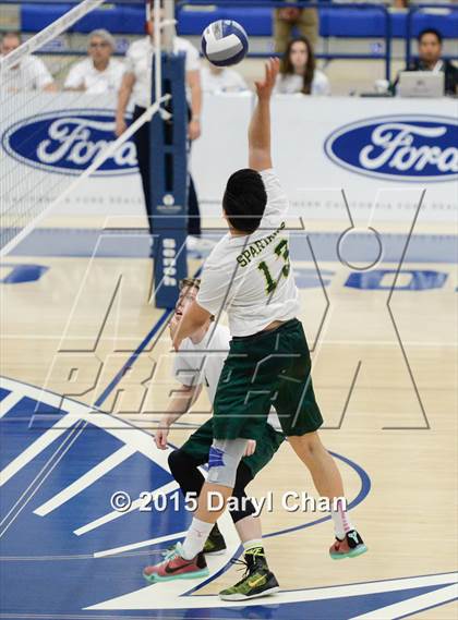 Thumbnail 1 in Damien vs. Arrowhead Christian (CIF-SS D5 Final) photogallery.