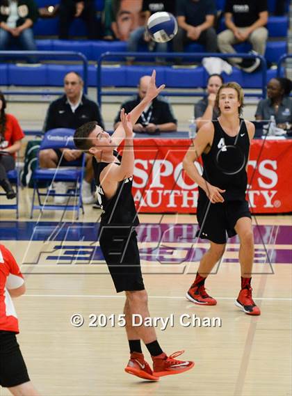 Thumbnail 2 in Damien vs. Arrowhead Christian (CIF-SS D5 Final) photogallery.