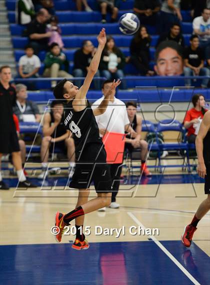 Thumbnail 2 in Damien vs. Arrowhead Christian (CIF-SS D5 Final) photogallery.