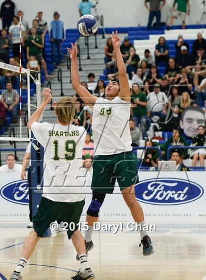 Thumbnail 3 in Damien vs. Arrowhead Christian (CIF-SS D5 Final) photogallery.