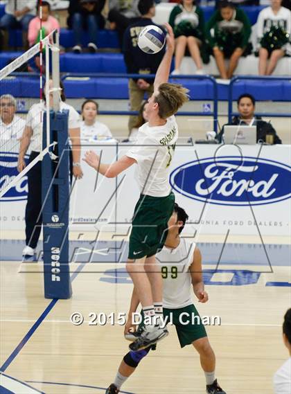 Thumbnail 2 in Damien vs. Arrowhead Christian (CIF-SS D5 Final) photogallery.