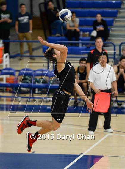 Thumbnail 2 in Damien vs. Arrowhead Christian (CIF-SS D5 Final) photogallery.