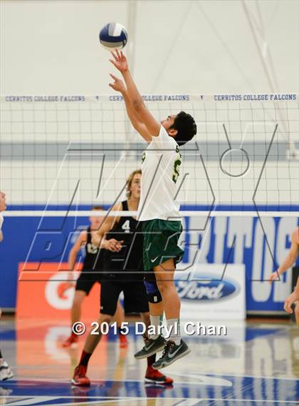 Thumbnail 3 in Damien vs. Arrowhead Christian (CIF-SS D5 Final) photogallery.