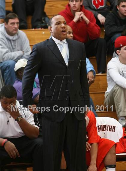 Thumbnail 1 in Hargrave Military Academy vs St. Thomas More (Spalding Hoophall Classic) photogallery.