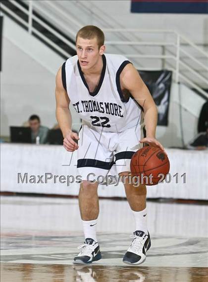 Thumbnail 3 in Hargrave Military Academy vs St. Thomas More (Spalding Hoophall Classic) photogallery.