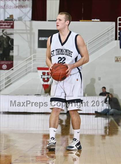 Thumbnail 1 in Hargrave Military Academy vs St. Thomas More (Spalding Hoophall Classic) photogallery.