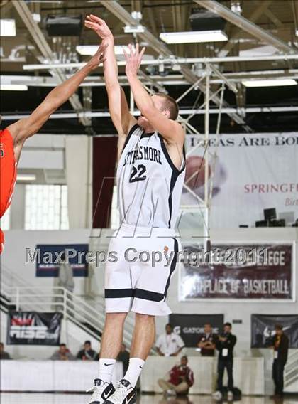 Thumbnail 2 in Hargrave Military Academy vs St. Thomas More (Spalding Hoophall Classic) photogallery.