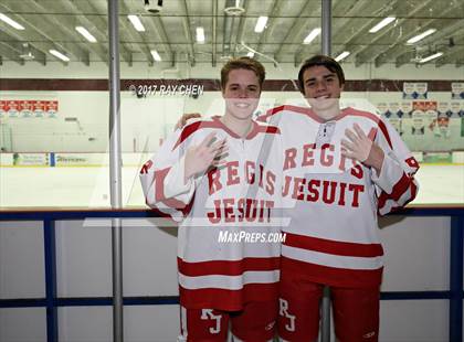 Thumbnail 1 in Ralston Valley @ Regis Jesuit (Senior Night) photogallery.