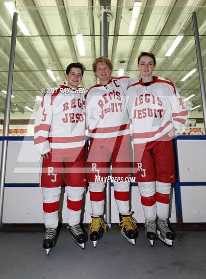 Thumbnail 1 in Ralston Valley @ Regis Jesuit (Senior Night) photogallery.