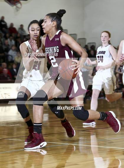 Thumbnail 2 in Ossining vs Elmira (NYPHSAA Class AA Regional Final) photogallery.