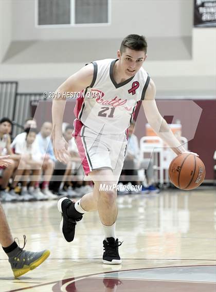 Thumbnail 1 in Rancho Mirage vs. St. Thomas Aquinas - Canada (Rancho Mirage Holiday Invitational) photogallery.