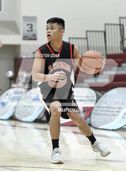 Thumbnail 2 in Rancho Mirage vs. St. Thomas Aquinas - Canada (Rancho Mirage Holiday Invitational) photogallery.
