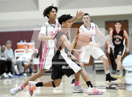 Thumbnail 1 in Rancho Mirage vs. St. Thomas Aquinas - Canada (Rancho Mirage Holiday Invitational) photogallery.