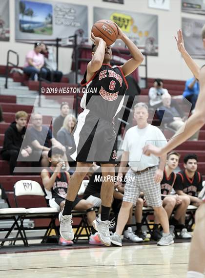 Thumbnail 3 in Rancho Mirage vs. St. Thomas Aquinas - Canada (Rancho Mirage Holiday Invitational) photogallery.