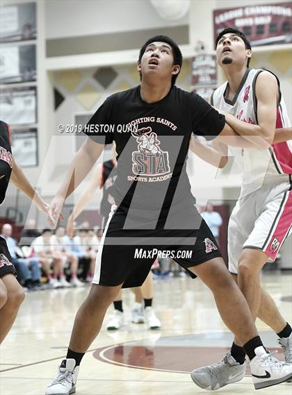 Thumbnail 1 in Rancho Mirage vs. St. Thomas Aquinas - Canada (Rancho Mirage Holiday Invitational) photogallery.