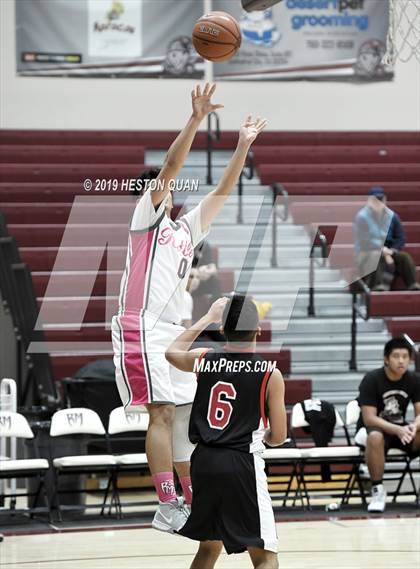 Thumbnail 3 in Rancho Mirage vs. St. Thomas Aquinas - Canada (Rancho Mirage Holiday Invitational) photogallery.