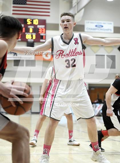 Thumbnail 3 in Rancho Mirage vs. St. Thomas Aquinas - Canada (Rancho Mirage Holiday Invitational) photogallery.