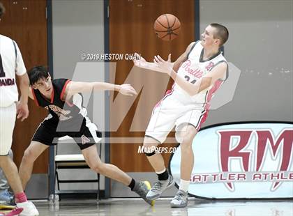 Thumbnail 1 in Rancho Mirage vs. St. Thomas Aquinas - Canada (Rancho Mirage Holiday Invitational) photogallery.