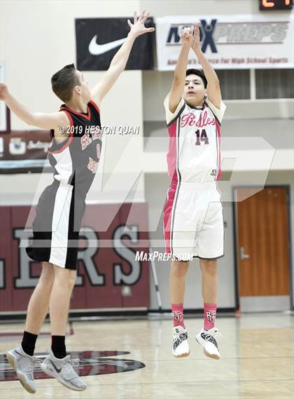 Thumbnail 2 in Rancho Mirage vs. St. Thomas Aquinas - Canada (Rancho Mirage Holiday Invitational) photogallery.